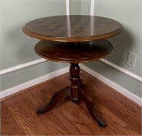 Round Swivel Top Game Table