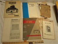 Lot of HAM Radio & Similar Manuals Ephemera
