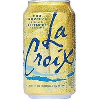 La Croix Sparkling Water  12oz  6 Cans  Lemon