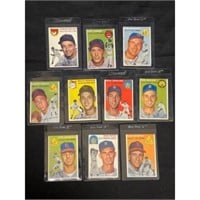 (10) 1954 Topps Baseball Cards