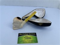 Soapstone Pipe and case