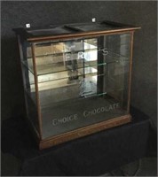 Fry's Choice Chocolate Glass Display Case