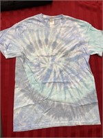 Medium blue tie-dye T- shirt