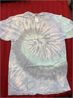 Medium blue tie-dye T- shirt