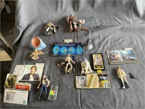 Star Wars Figurines Ft R2-D2, Yoda, Wookie Warrior