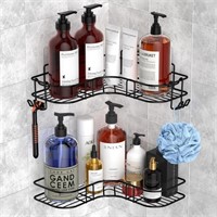 Adhesive Corner Shower Caddy Shelf 2 Pack