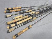 ~ (8) St Croix Fishing Rods Some May Need Repair -