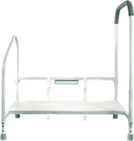 Adjustable Height Bed Step Stool & LED Light