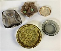 Assorted Vintage Ashtrays Including Canada