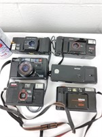 6 appareils photo dont 110mm "Vivitar"