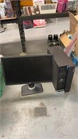 DELL COMPUTER TOWER AND 22in MONITOR (no cables)