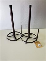 (2) Kirkland Paper Towel Holders