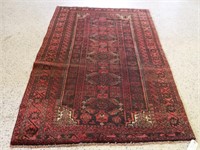 Persian Hamadan Carpet Rug 123884