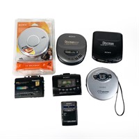 (7) Sony Walkman Portable AM FM, Cassette & Disc