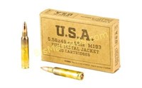 WIN M193 556NATO 55GR FMJ - 160 Rounds