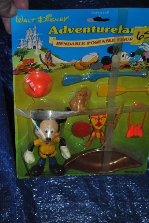 Adventureland Mickey Mouse bendable figure NEW