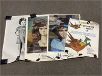 4 Vintage Poster Prints Shirley Temple, Mimi