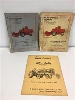 Massey Harris manuals and advertising brochure