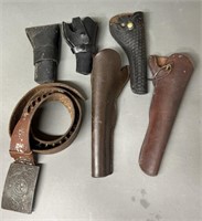 5 - Leather Holsters & Hunter Gun Belt