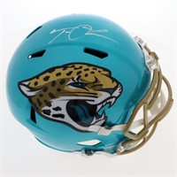 Autographed Trevor Lawrence Jaguars Helmet