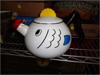 ENAMELWARE TEA  KETTLE