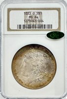 1883-O MORGAN SILVER DOLLAR