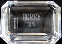 Tiffany & Co Paperweight Crystal