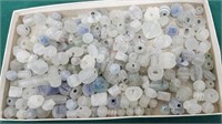 Lot of mixed beads clear and whites