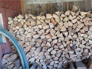 3 rows of firewood 12' x 6' plus additional 1/2row