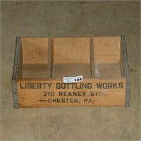 Liberty Bottling Works Wooden Crate