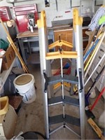 Super Fold Alum. Space Saver Ladder w/Handle -