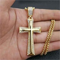 Christian Cross Necklace Religion Pendant Necklace