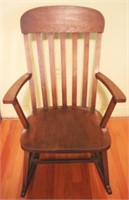 Wood Rocking Chair - 24" x 30" x 37"