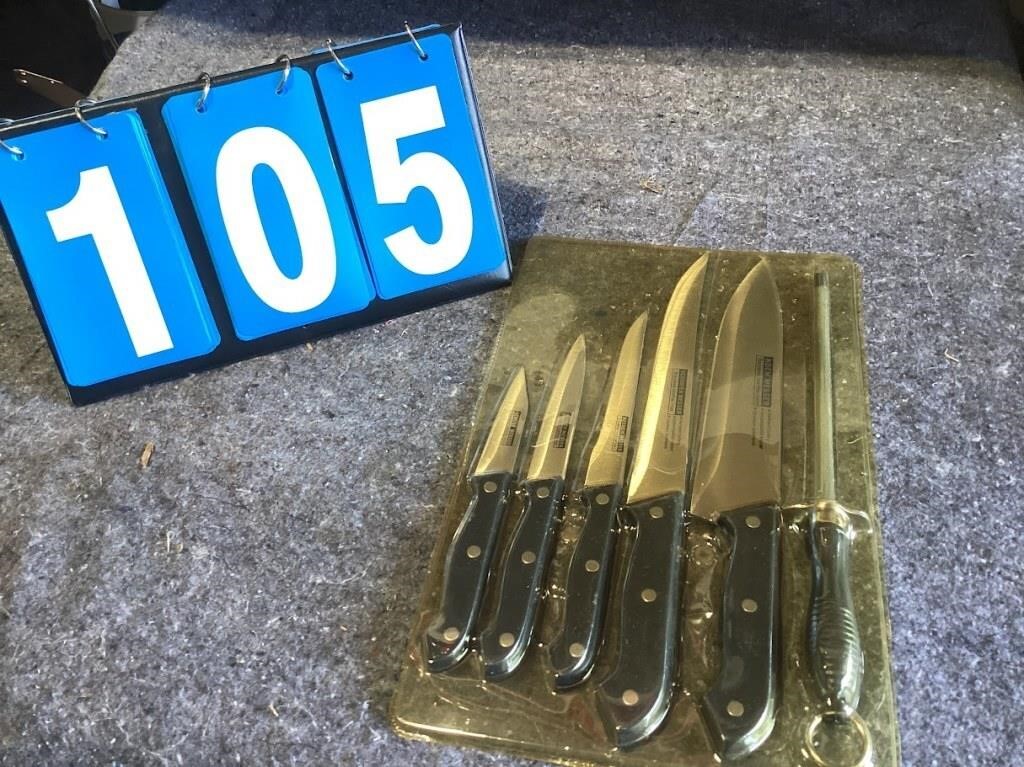 Stainless steel knife set