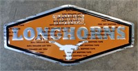 Metal NCAA Longhorns Sign, 11.5in X 23.5in