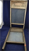 Pair of Used Vintage Glass Washboards