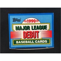 1990 Topps Baseball Mlb Debut Set