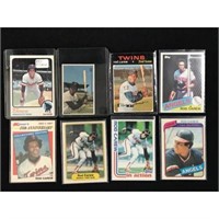16 Vintage Rod Carew Baseball Cards