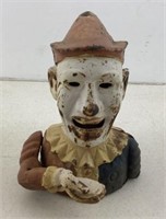 Jester cast iron bank 8"x7" See pics
