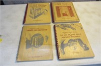 4 vintage Woodworking How-To Books