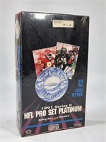 1991 NFL PRO SET PLATINUM FOOTBALL SEALED BOX