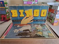 Vintage Bingo Game & Puzzles