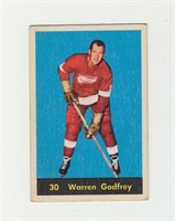 1960 Parkhurst Warren Godfrey Hockey Card