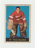 1960 Parkhurst Terry Sawchuk Hockey Card