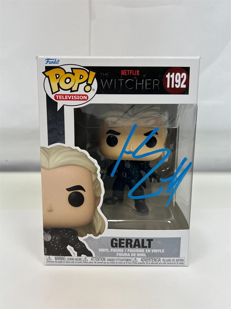 Autograph COA Witcher Funko Pop #1192