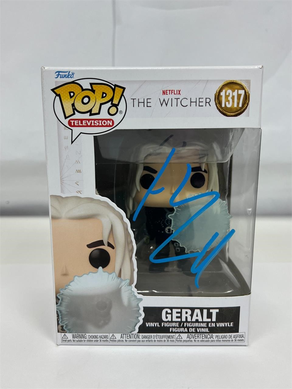 Autograph COA Witcher Funko Pop #1317