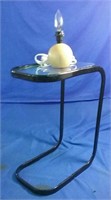 Accent table 20 inches high with working lamp