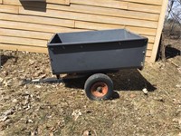 Lawn dump trailer