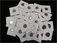 (44) WHEAT PENNIES VARIOUS DATES & MM