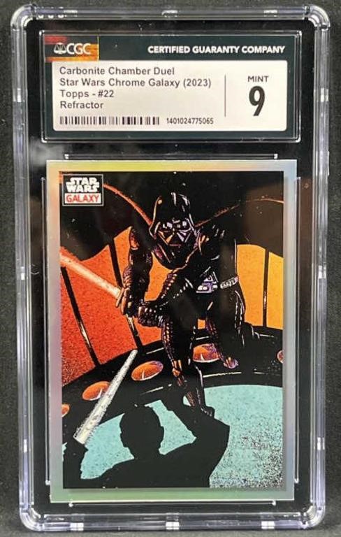 Star Wars Carbonite Chamber Duel Refract. CGC 9